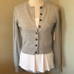 {Free People} NWT Soft Cropped Cardigan, small